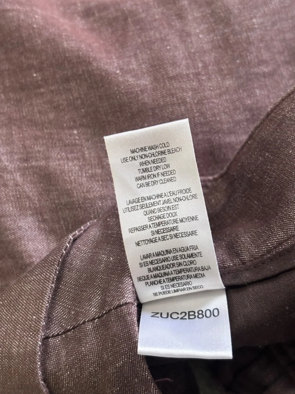 BCBGeneration Cotton/Linen Blend Belted Brown Shorts Women’s Size 6 - Picture 7 of 10